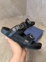 Christian Dior CD Black Slippers - Afbeelding 2