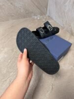 Christian Dior CD Black Slippers - Afbeelding 5