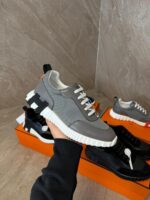 Hermes Bouncing Sneakers Grey White