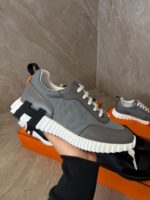 Hermes Bouncing Sneakers Grey White - Afbeelding 2