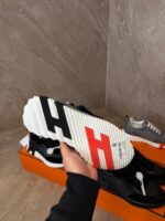 Hermes Bouncing Sneakers Grey White - Afbeelding 3