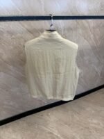 Loro Piana Dubbelzijdig Bodywarmer Mintgroen / Beige - Afbeelding 4