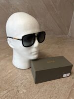 Dita Machone Mat Black Sunglasses