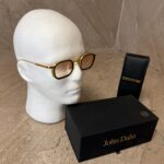 John Dalia Samuel Gold Beige Sunglasses