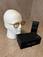 John Dalia Samuel Gold Beige Sunglasses