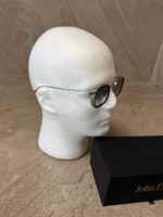 John Dalia Samuel Black Silver Blue Sunglasses - Afbeelding 2