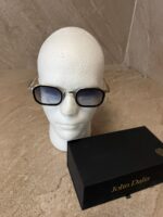 John Dalia Samuel Black Silver Blue Sunglasses - Afbeelding 3