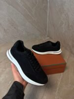 Loro Piana Weekend Walk Black Sheep Sneakers