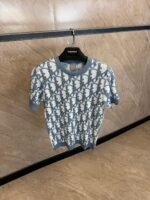 Christian Dior Oblique Blue T-Shirt