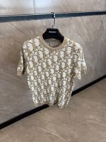 Christian Dior Oblique Beige T-Shirt