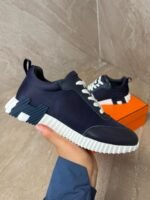 Hermes Bouncing Sneakers Navy Blue - Afbeelding 2