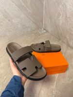 Hermes Chypre Brown Sandals