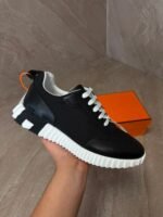 Hermes Bouncing Sneakers New Black White - Afbeelding 2