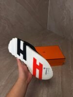 Hermes Bouncing Sneakers New Black White - Afbeelding 3