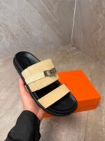 Hermes Jackson Sandal Beige