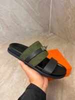 Hermes Jackson Sandal Black / Green - Afbeelding 3