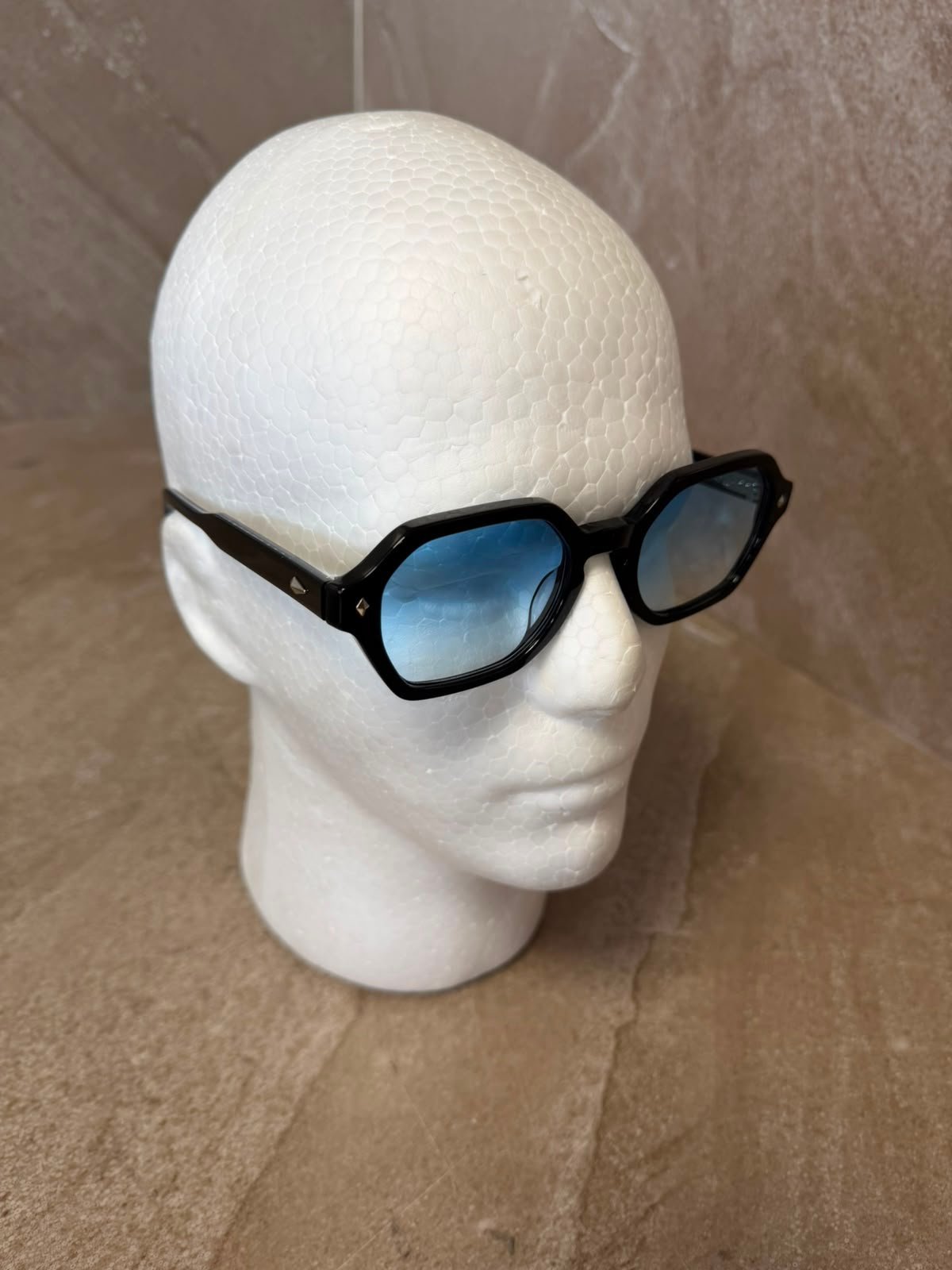 jude4 (3) John Dalia Jude Black Blue Glasses - Afbeelding 1