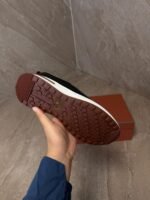Loro Piana Weekend Walk Black Sneakers - Afbeelding 3