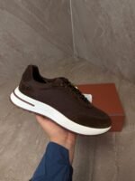 Loro Piana Weekend Walk Brown Sneakers - Afbeelding 2
