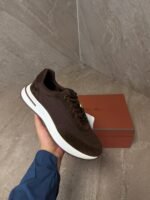 Loro Piana Weekend Walk Brown Sneakers