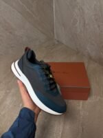 Loro Piana Weekend Walk Blue Sneakers