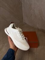 Loro Piana Weekend Walk White Sneakers