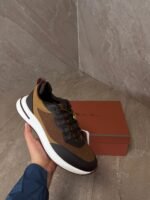 Loro Piana Weekend Walk Brown Sneakers