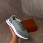 Loro Piana Weekend Walk New Grey Sneakers