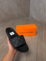 Louis Vuitton Black Monogram Sneakers