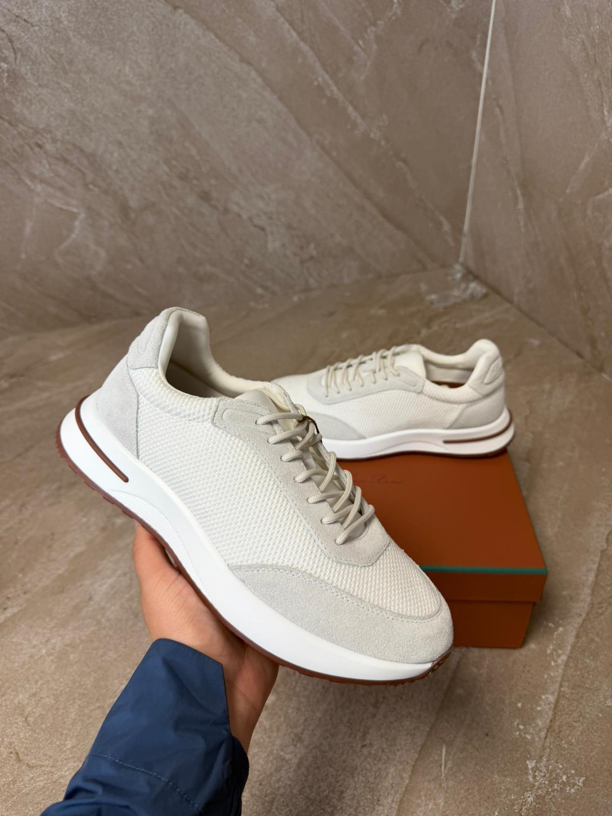 witsheep (3) Loro Piana Weekend Walk White Sheep Sneakers - Afbeelding 1