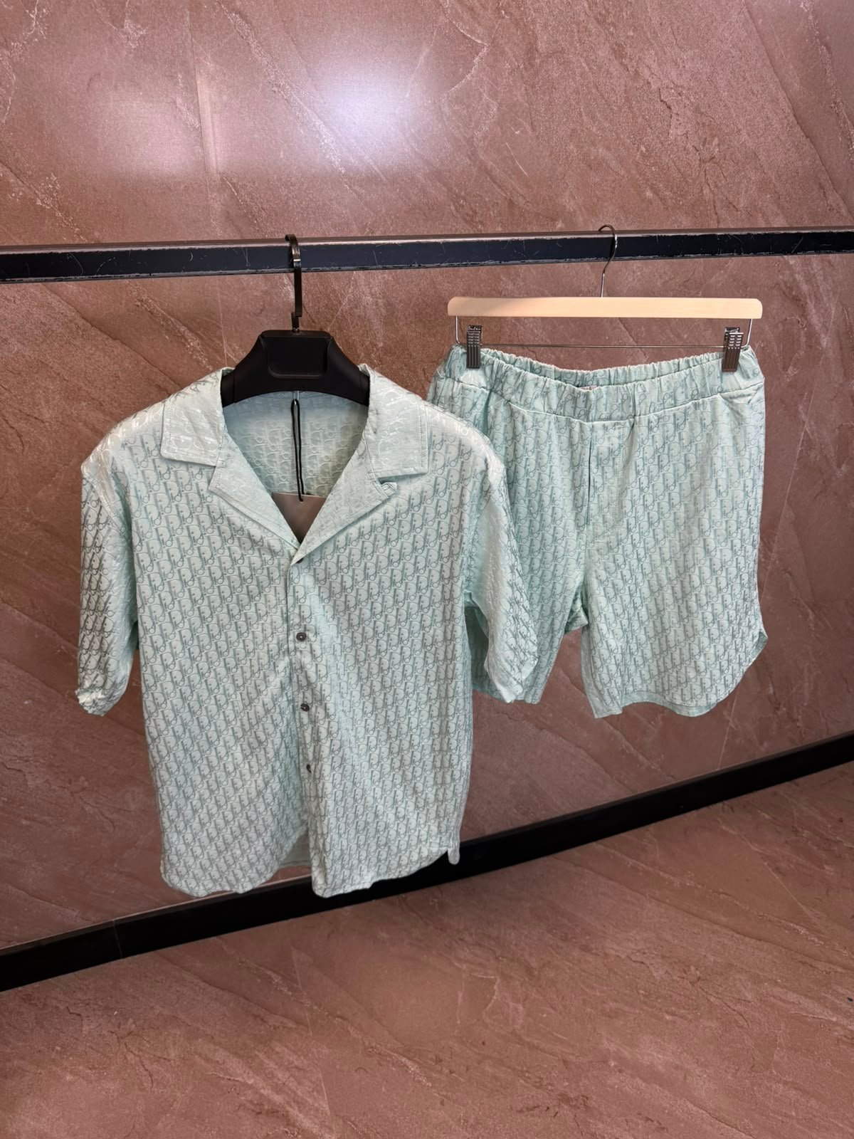 zomerset (4) Christian Dior Oblique Mint Blue - Afbeelding 1